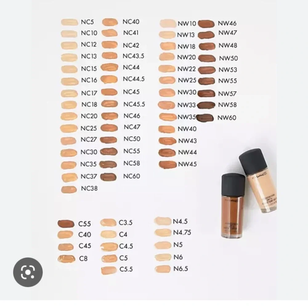 NEW MAC Studio Fix Fluid Foundation spf 15 NC30